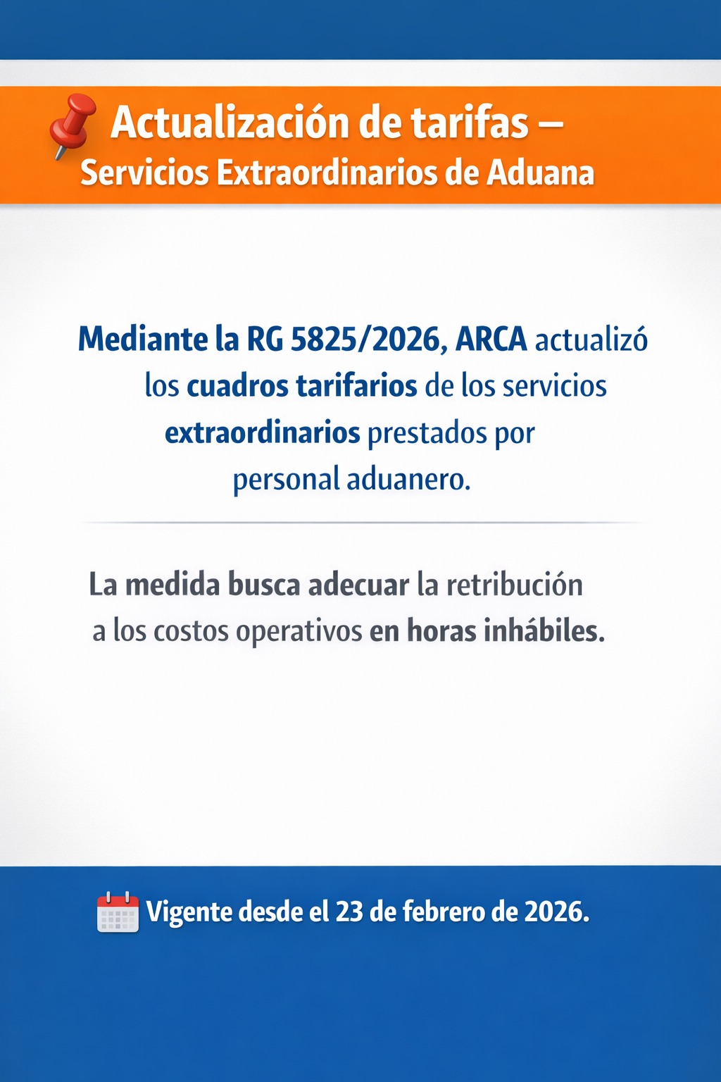 Se actualiza los cuadros tarifarios para servicios extraordinarios de Aduana