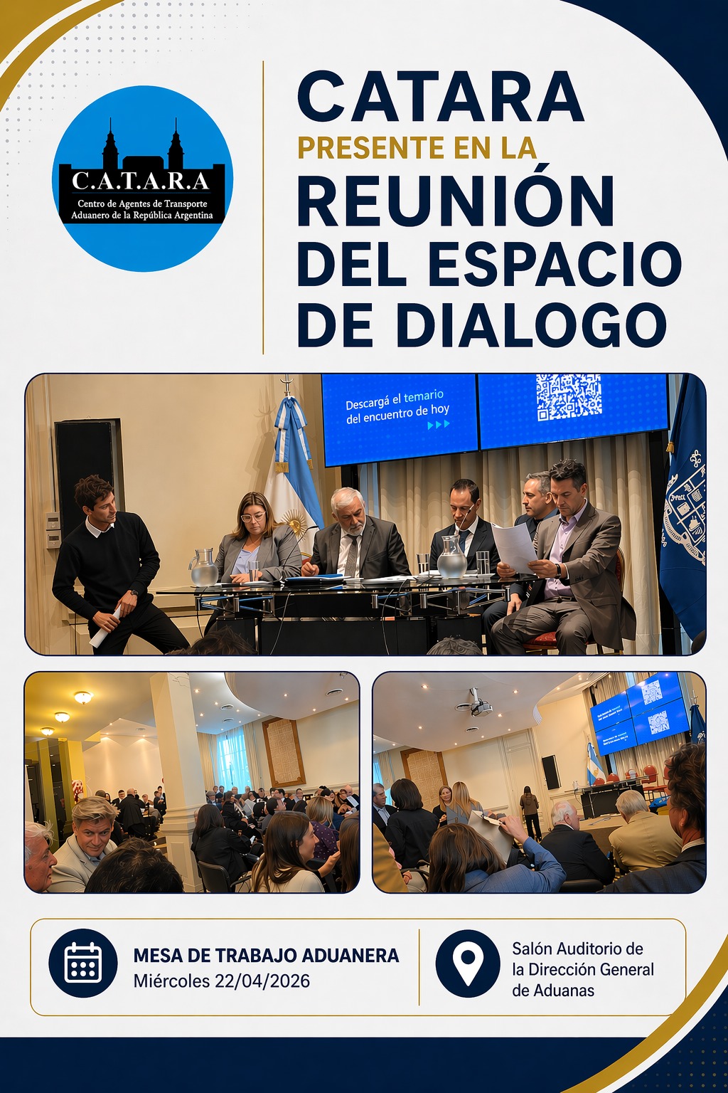 ESPACIO DE DIÁLOGO (EDI): MESA DE TRABAJO - TEMÁTICA ADUANERA .